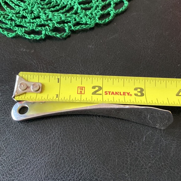 Robert Lee Morris RLM Sterling Silver Hammered  Statement Pendant - Picture 6 of 7